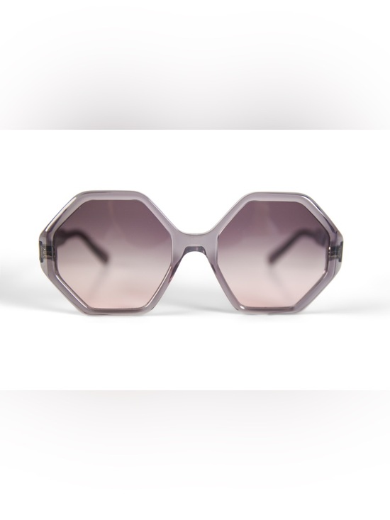 Salvatore Ferragamo Accessories - Salvatore Ferragamo Grey Hexagon Frames Gray Gradient Lenses Italian Designer